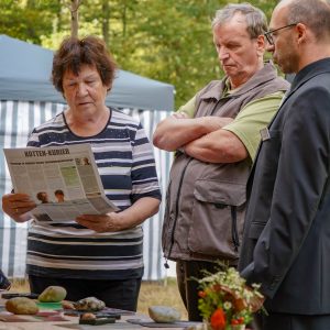 Besucher Herbstwald erlben