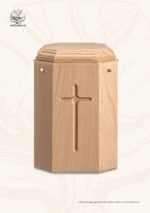 Ruheforst Urnen: Kreuz-Motiv
