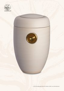 Keramik und Töpfer Urnen: Medaillon